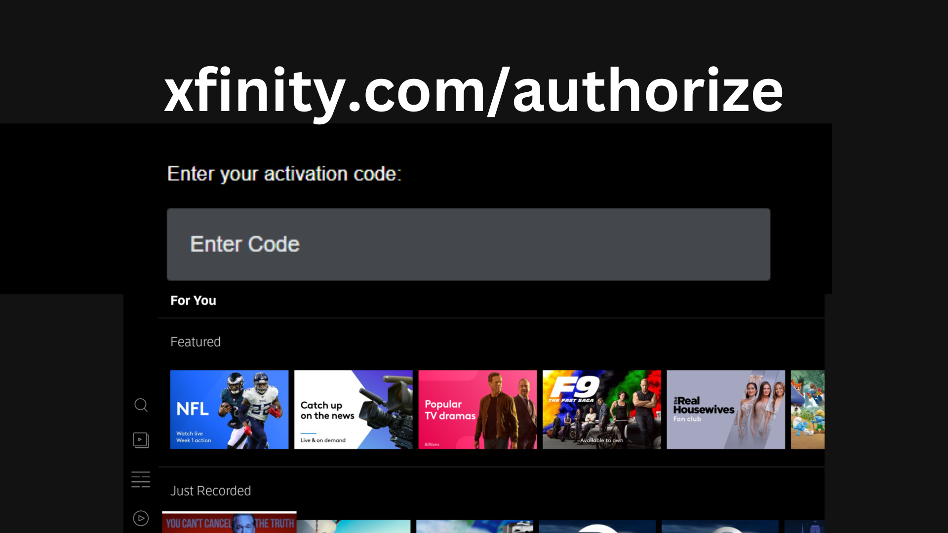 xfinity.com authorize